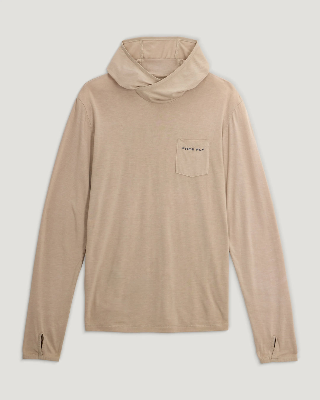 Free Fly Men's Bamboo Lightweight Graphic Hoodie - Dive Bomb Desert Tan - Sun Diego Boardshop