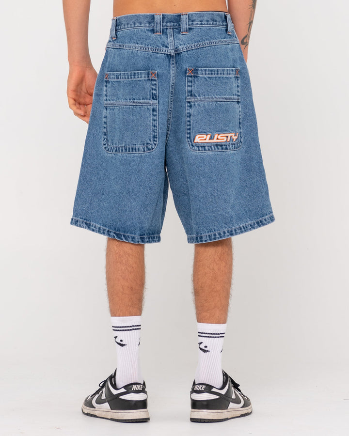 Rusty Flip Daddy 2.0 Jort - Middy Blue - Sun Diego Boardshop