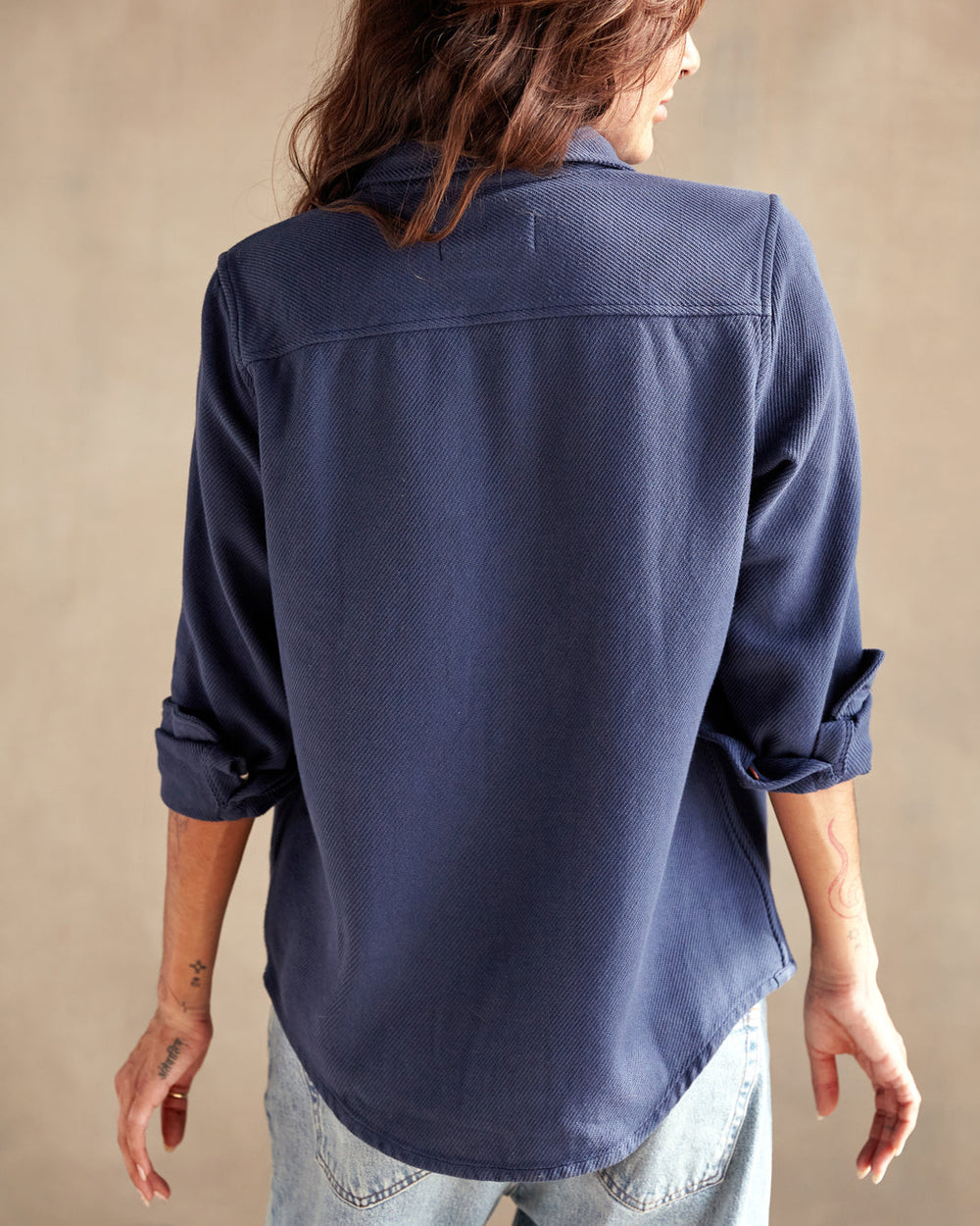 Outerknown Women's Chroma Blanket Shirt - MARINE - Sun Diego Boardshop