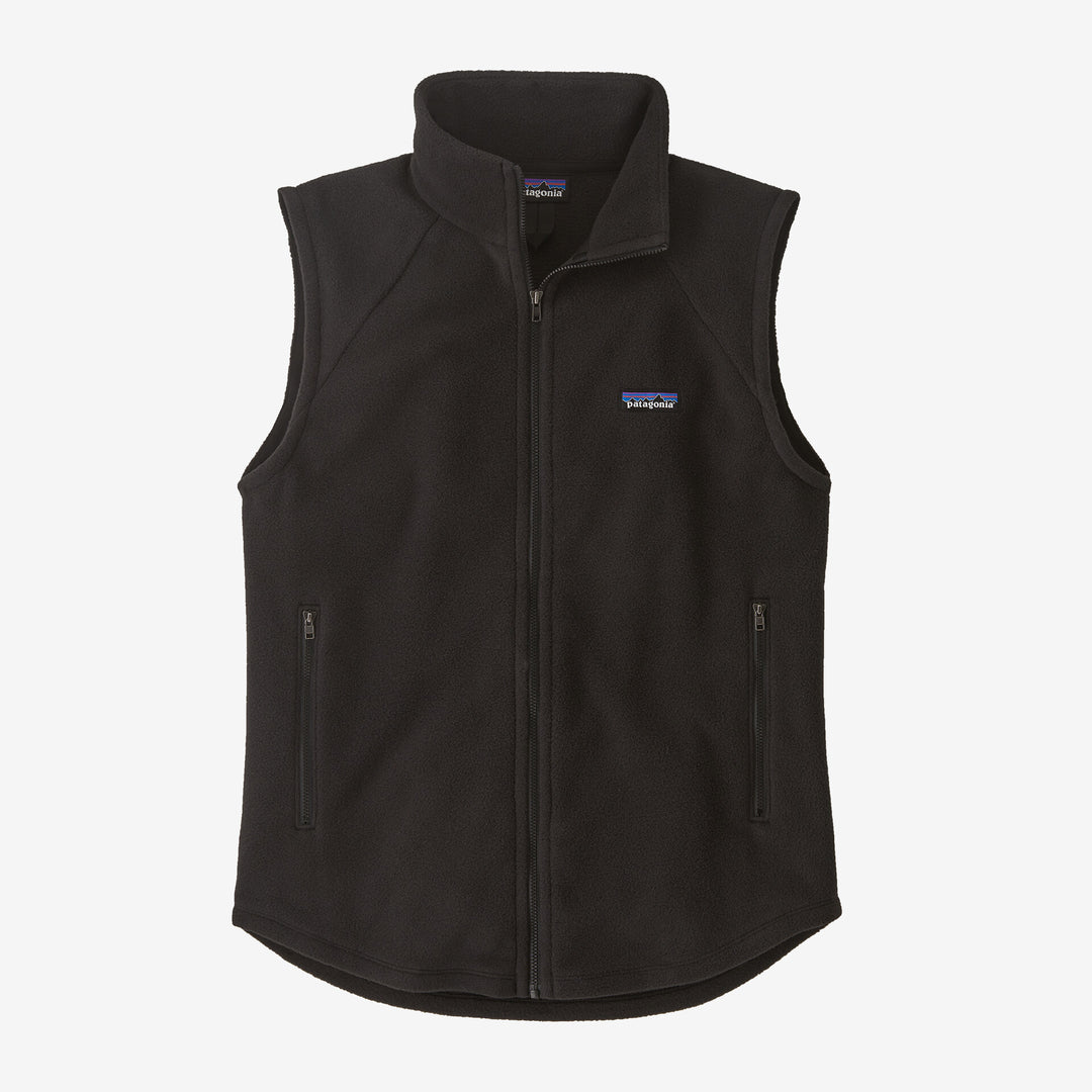 Patagonia Women's Classic Microdini Fleece Vest - Black - Sun Diego Boardshop