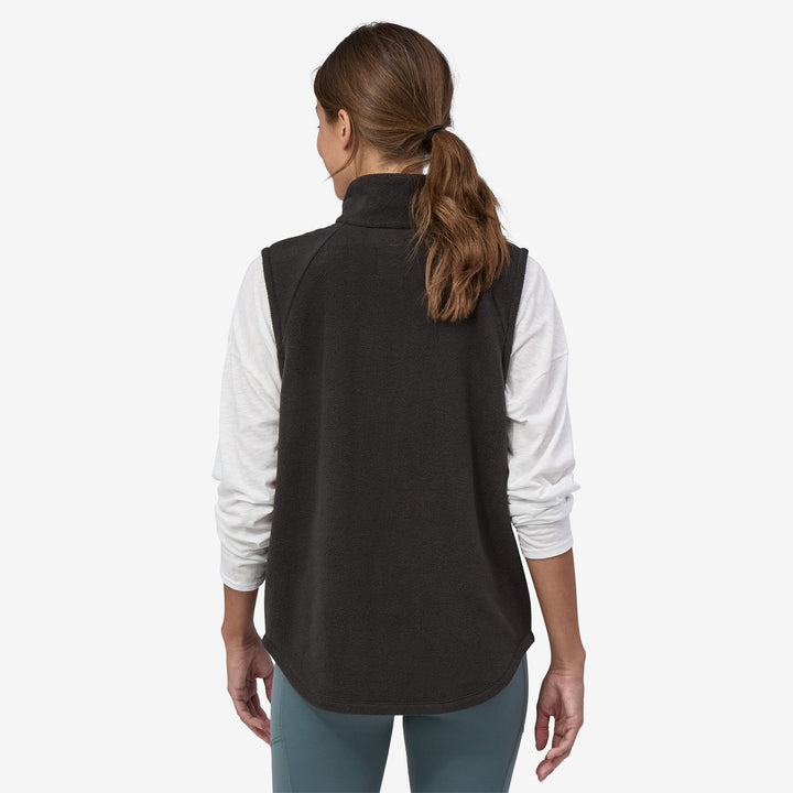 Patagonia Women's Classic Microdini Fleece Vest - Black - Sun Diego Boardshop