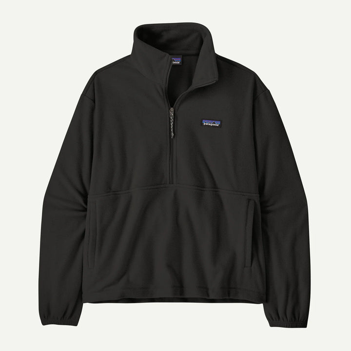 Patagonia Women's Micro D 1/2-Zip Fleece Pullover - Black - Sun Diego Boardshop