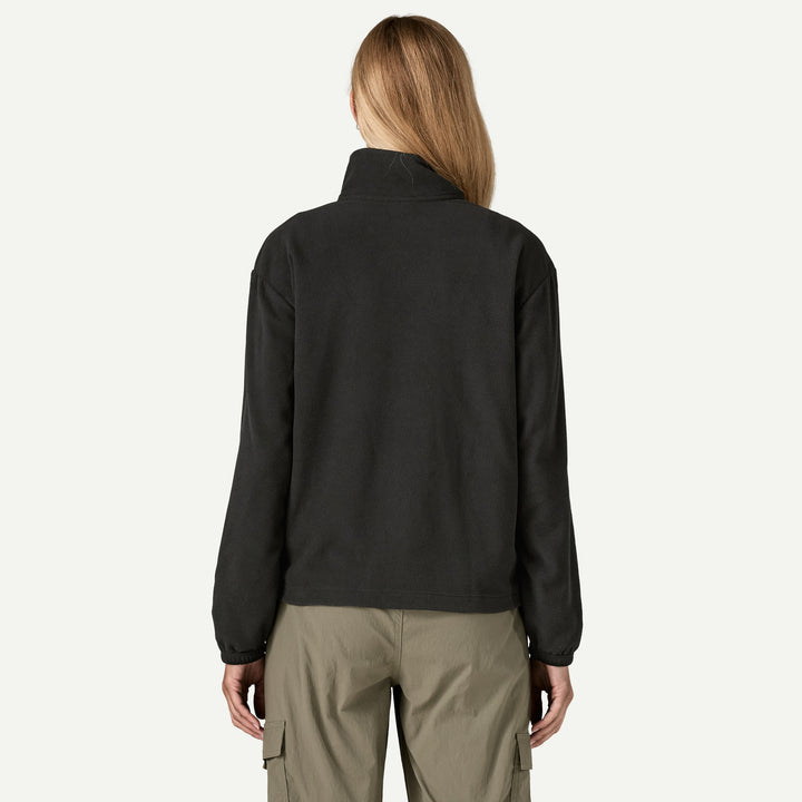 Patagonia Women's Micro D 1/2-Zip Fleece Pullover - Black - Sun Diego Boardshop