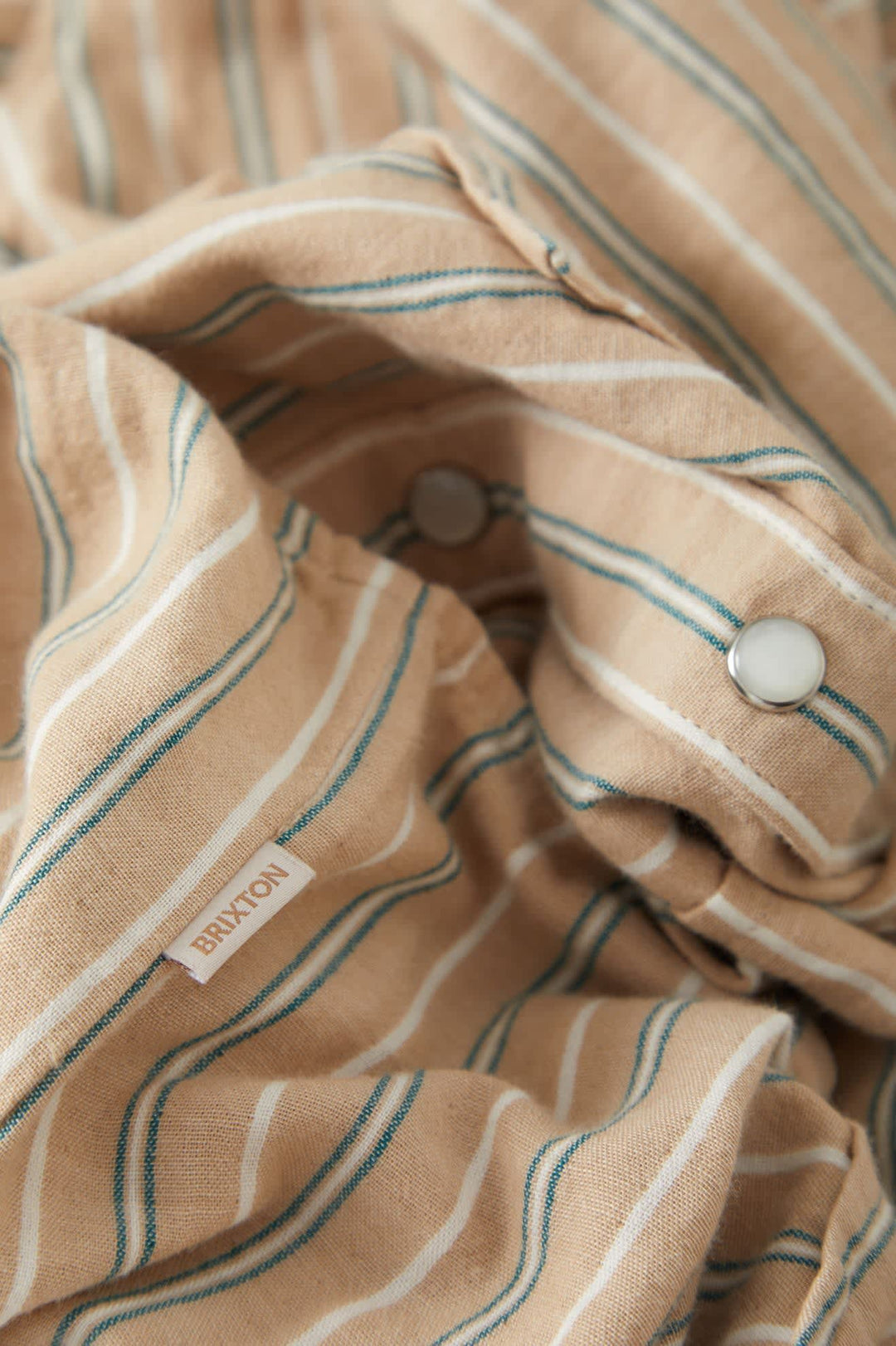Brixton Women's Wayne Shirt - Sand Stripe - Sun Diego Boardshop