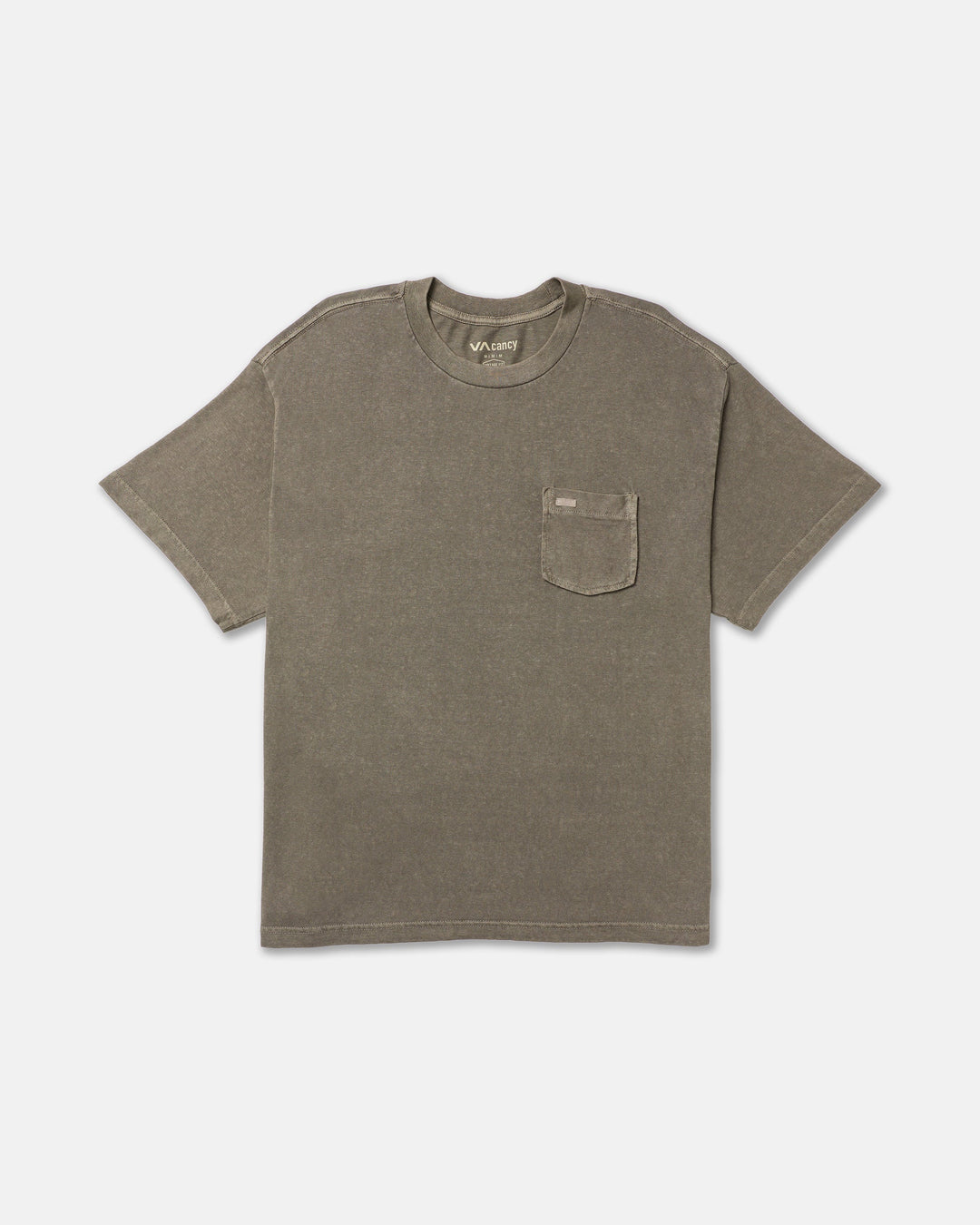 RVCA Men's VAcancy Pocket Tee - Mushroom - Sun Diego Boardshop