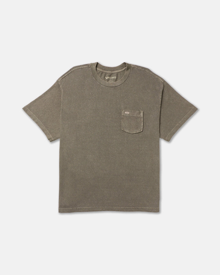 RVCA Men's VAcancy Pocket Tee - Mushroom - Sun Diego Boardshop