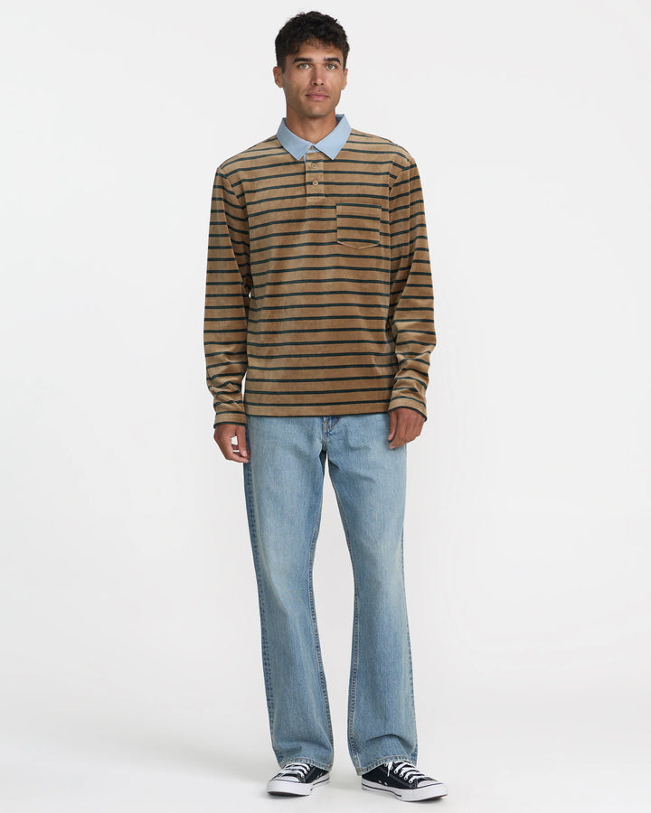 RVCA Men's Pile Long Sleeve Tee - Coyote - Sun Diego Boardshop