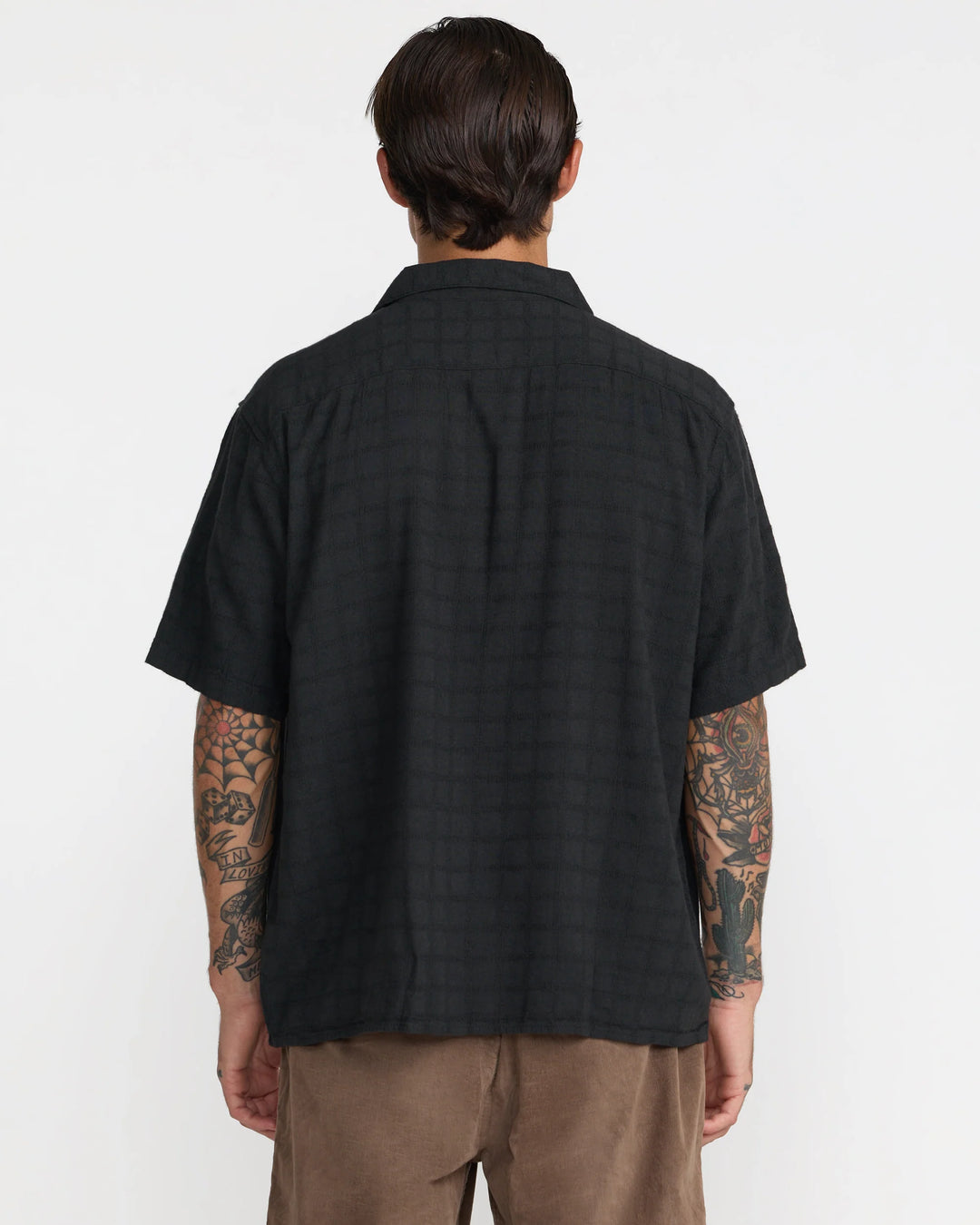 RVCA Men's VAcancy Short Sleeve Shirt - Pirate Black - Sun Diego Boardshop