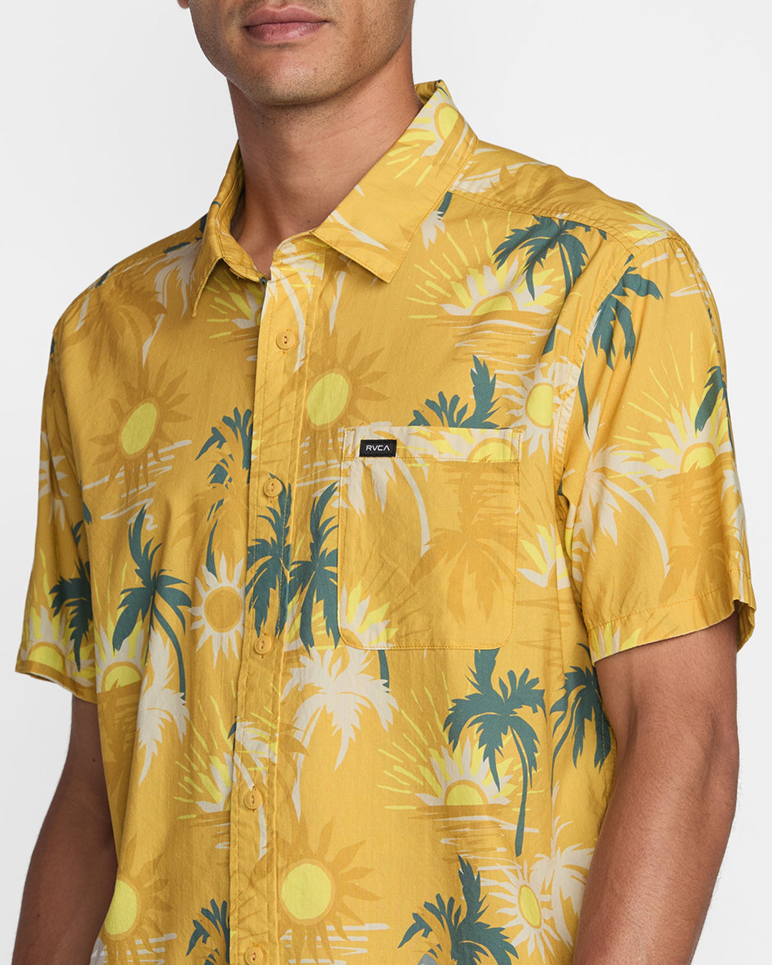 RVCA Exotica Ii Short Sleeve Shirt - Natural - Sun Diego Boardshop