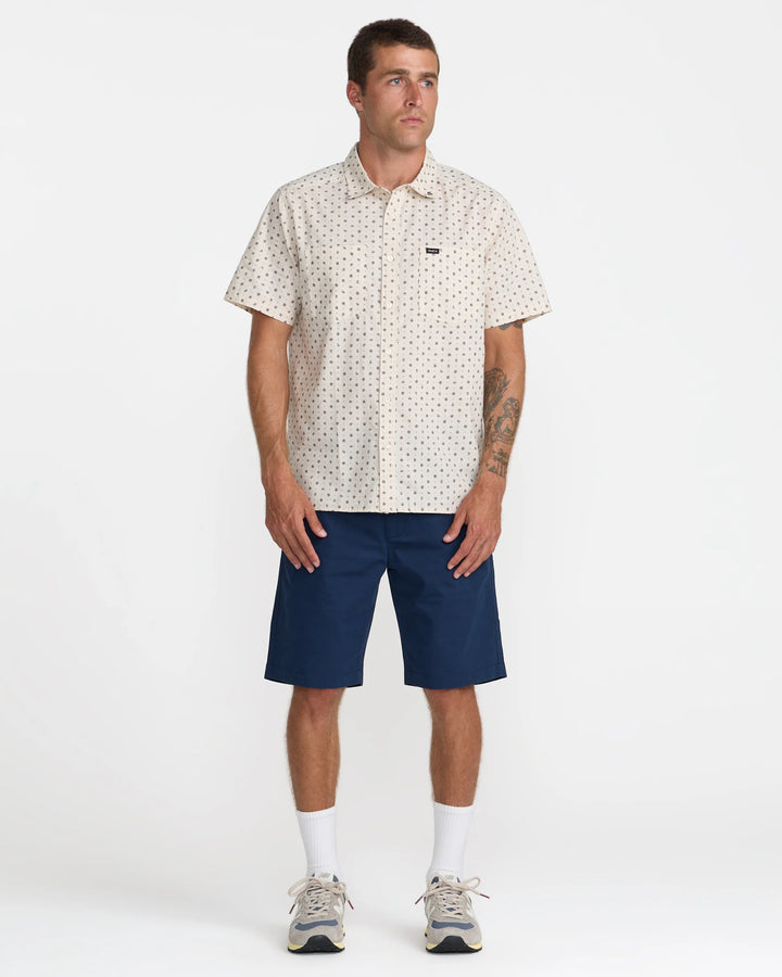 RVCA Men's Breezy Short Sleeve Shirt - Ceramic - Sun Diego Boardshop