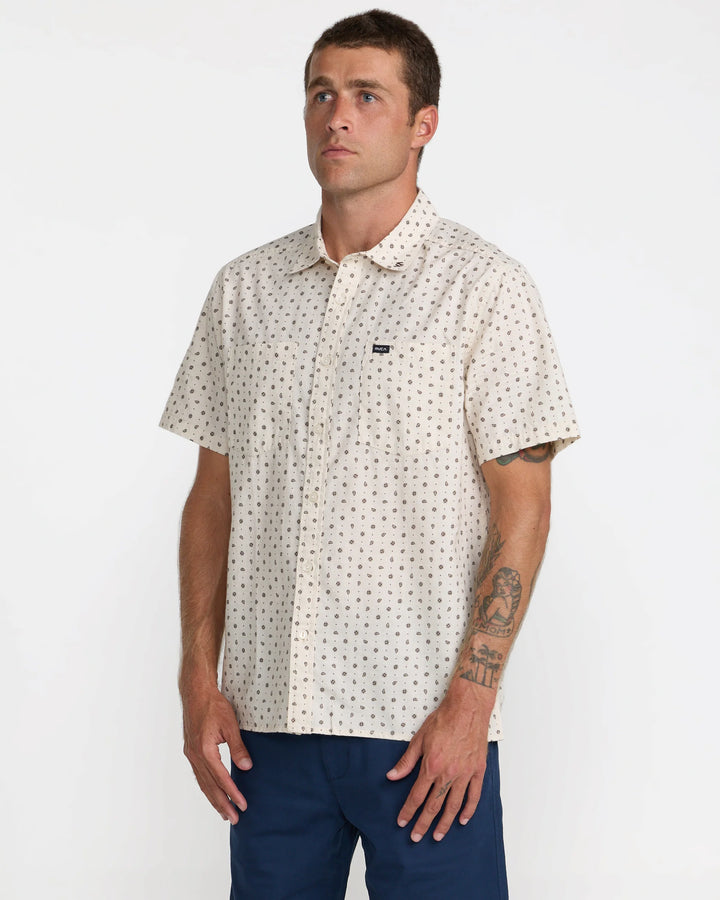 RVCA Men's Breezy Short Sleeve Shirt - Ceramic - Sun Diego Boardshop