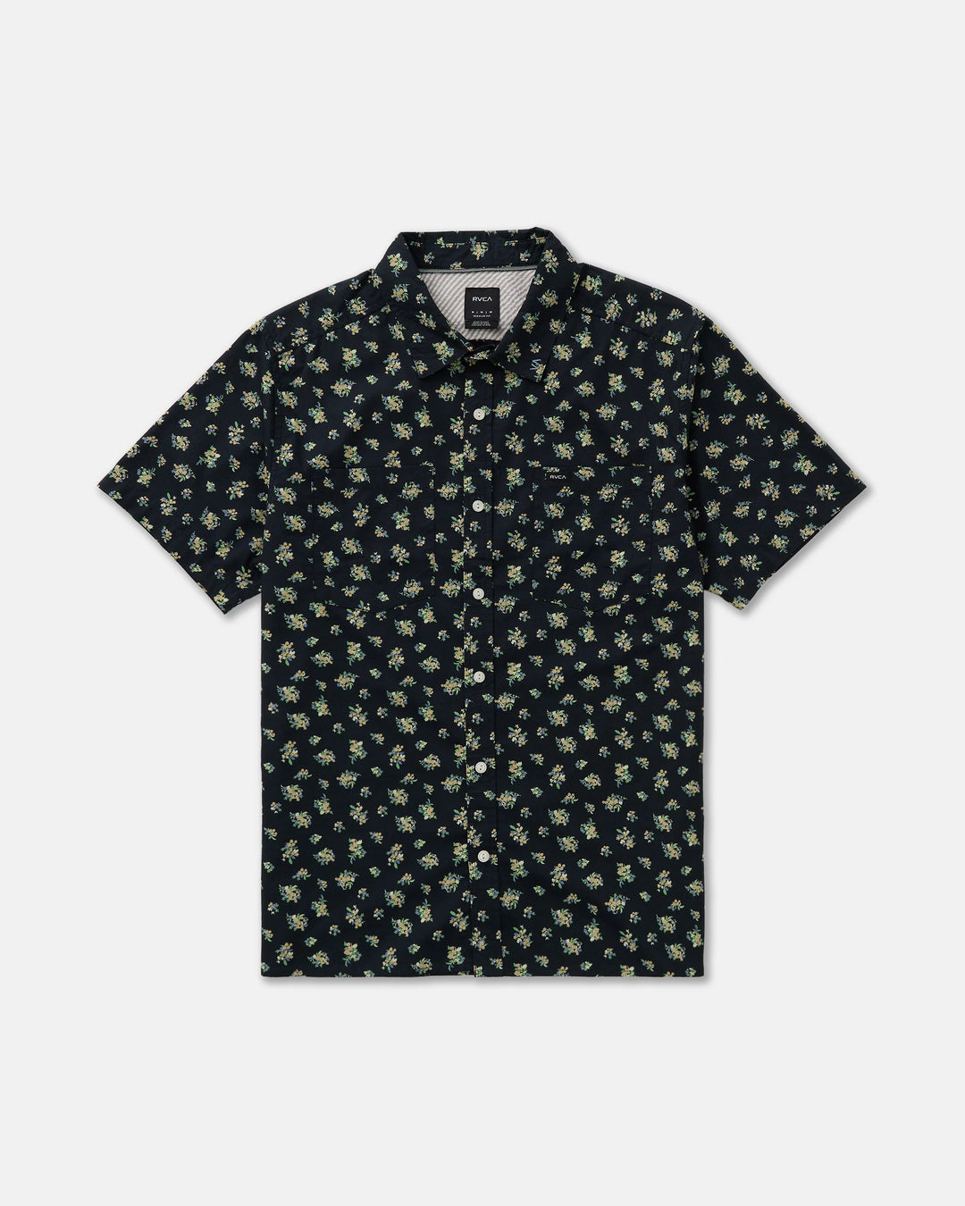RVCA Men's Breezy Short Sleeve Shirt - Garage Blue - Sun Diego Boardshop