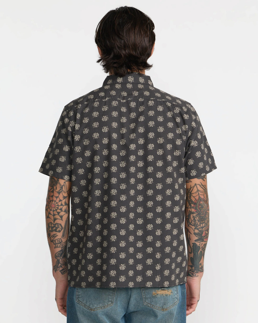 RVCA Men's Breezy Short Sleeve Shirt - Pirate Black - Sun Diego Boardshop
