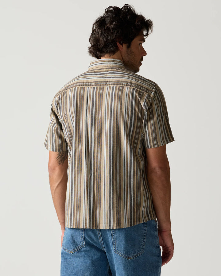 RVCA Men's Talum Short Sleeve Shirt - Blue - Sun Diego Boardshop