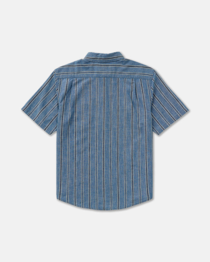 RVCA Men's Denim Days Short Sleeve Shirt - Indigo - Sun Diego Boardshop