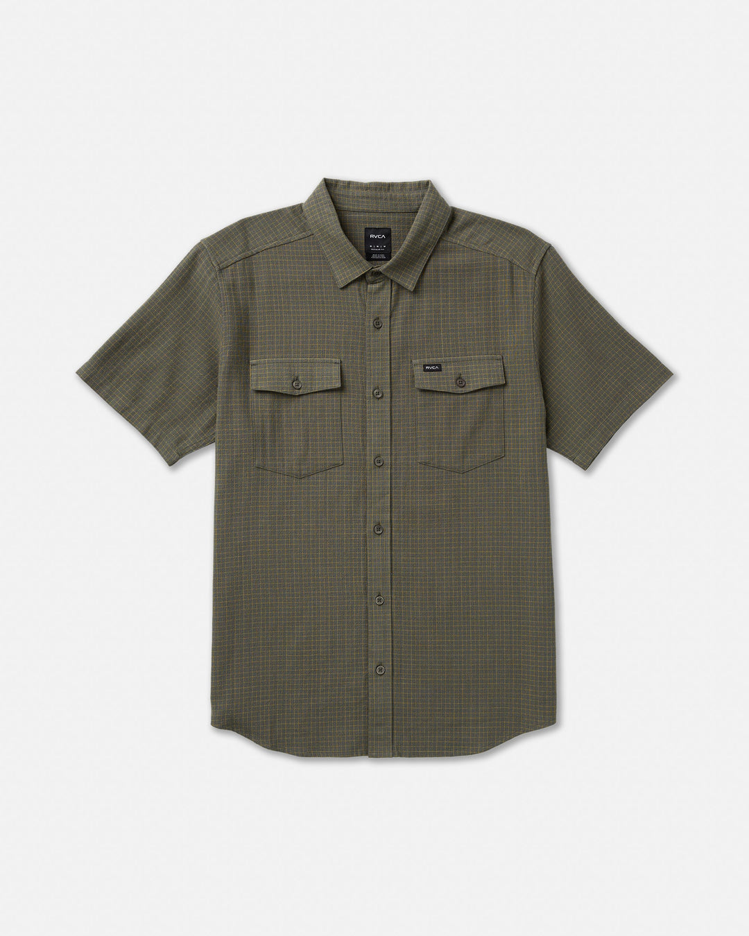 RVCA Costa Plaid - Sage Leaf - Sun Diego Boardshop