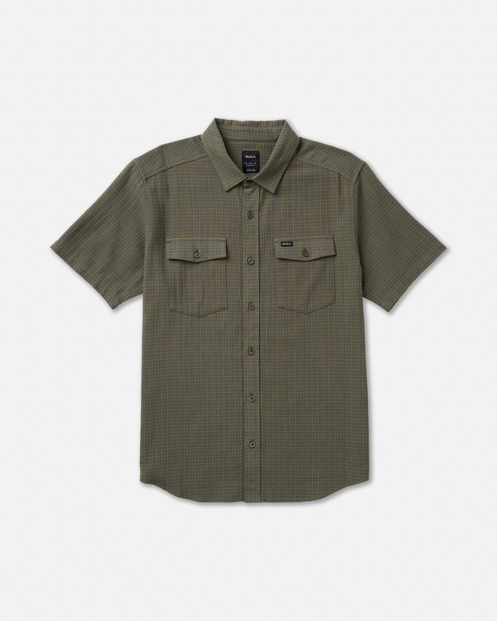 RVCA Costa Plaid - Sage Leaf - Sun Diego Boardshop