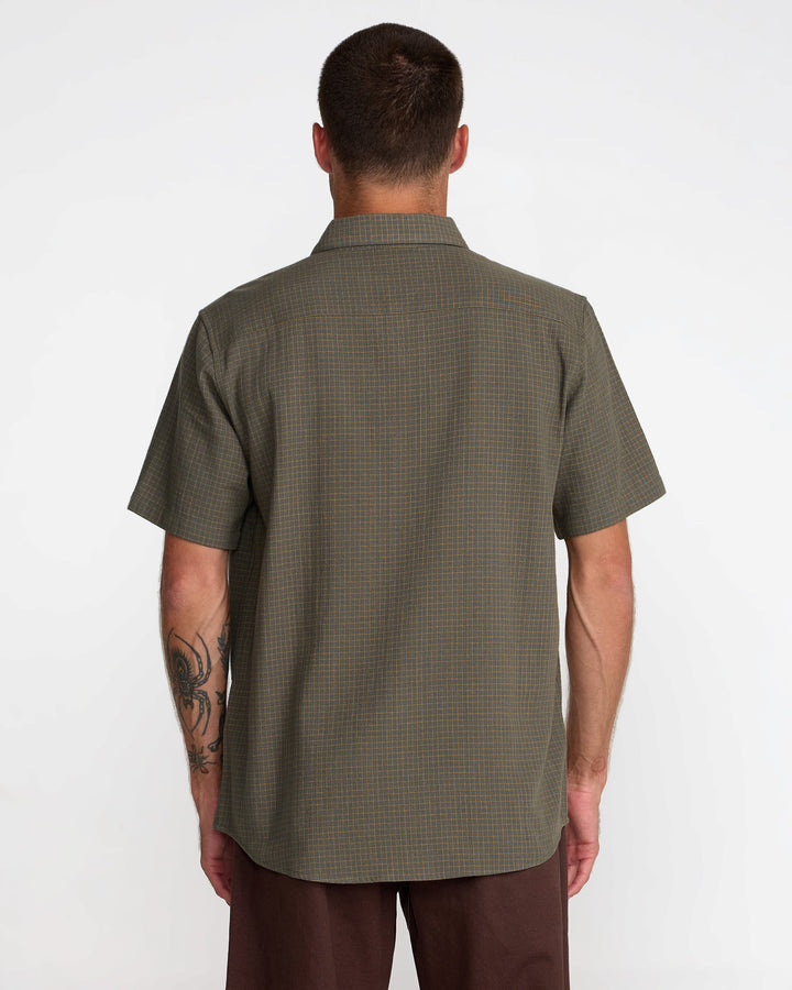 RVCA Costa Plaid - Sage Leaf - Sun Diego Boardshop