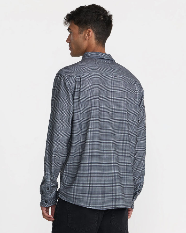 RVCA Men's VAcancy Flannel Long Sleeve Shirt - Ceramic - Sun Diego Boardshop