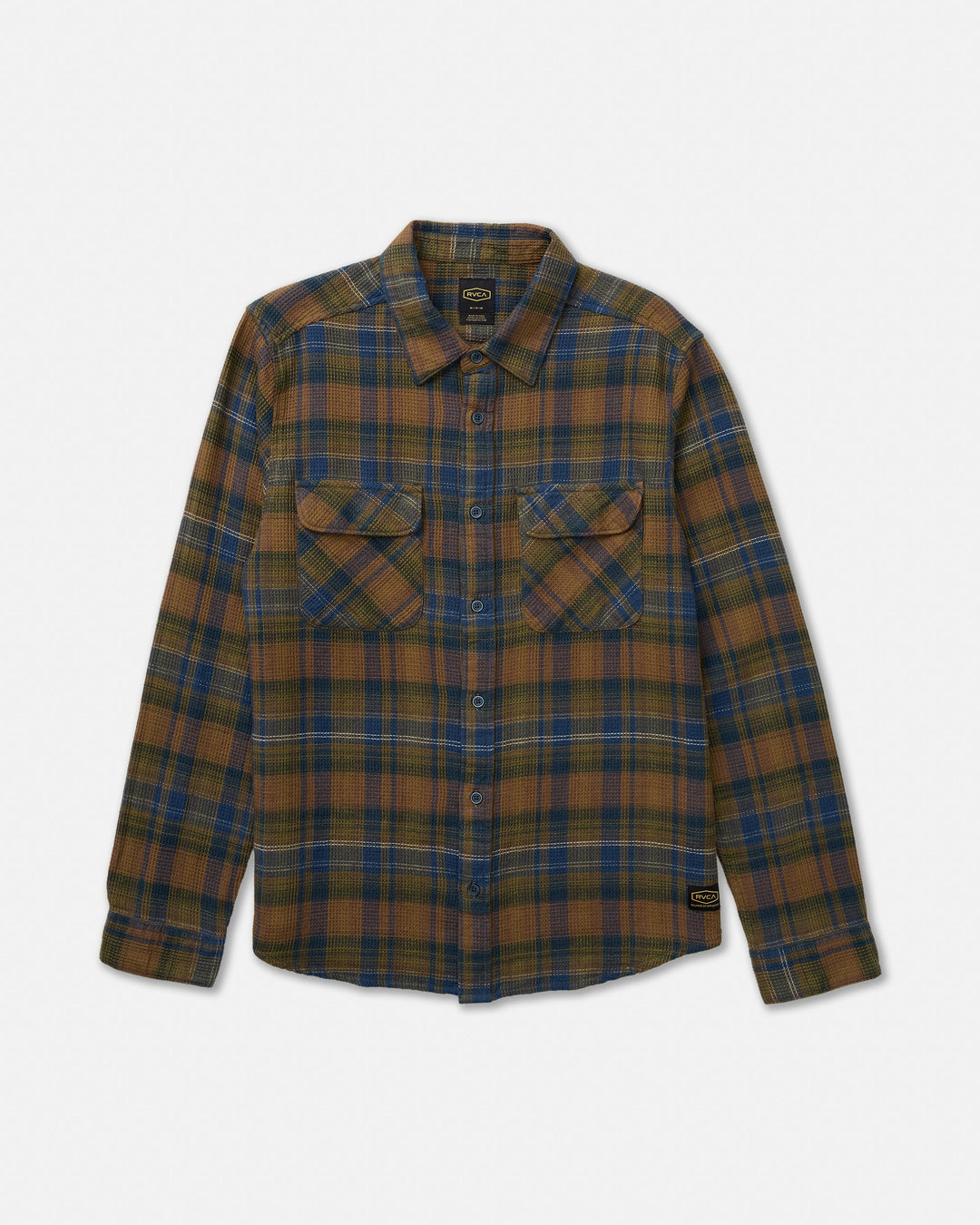 RVCA Dayshift Flannel - Olive - Sun Diego Boardshop