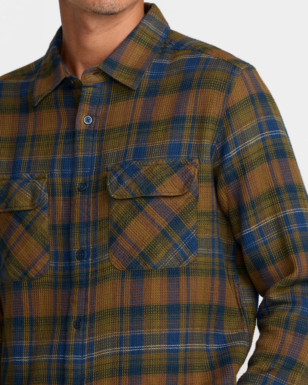 RVCA Dayshift Flannel - Olive - Sun Diego Boardshop