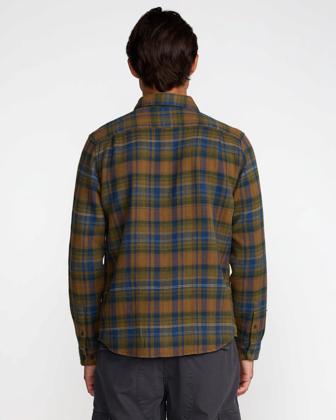 RVCA Dayshift Flannel - Olive - Sun Diego Boardshop