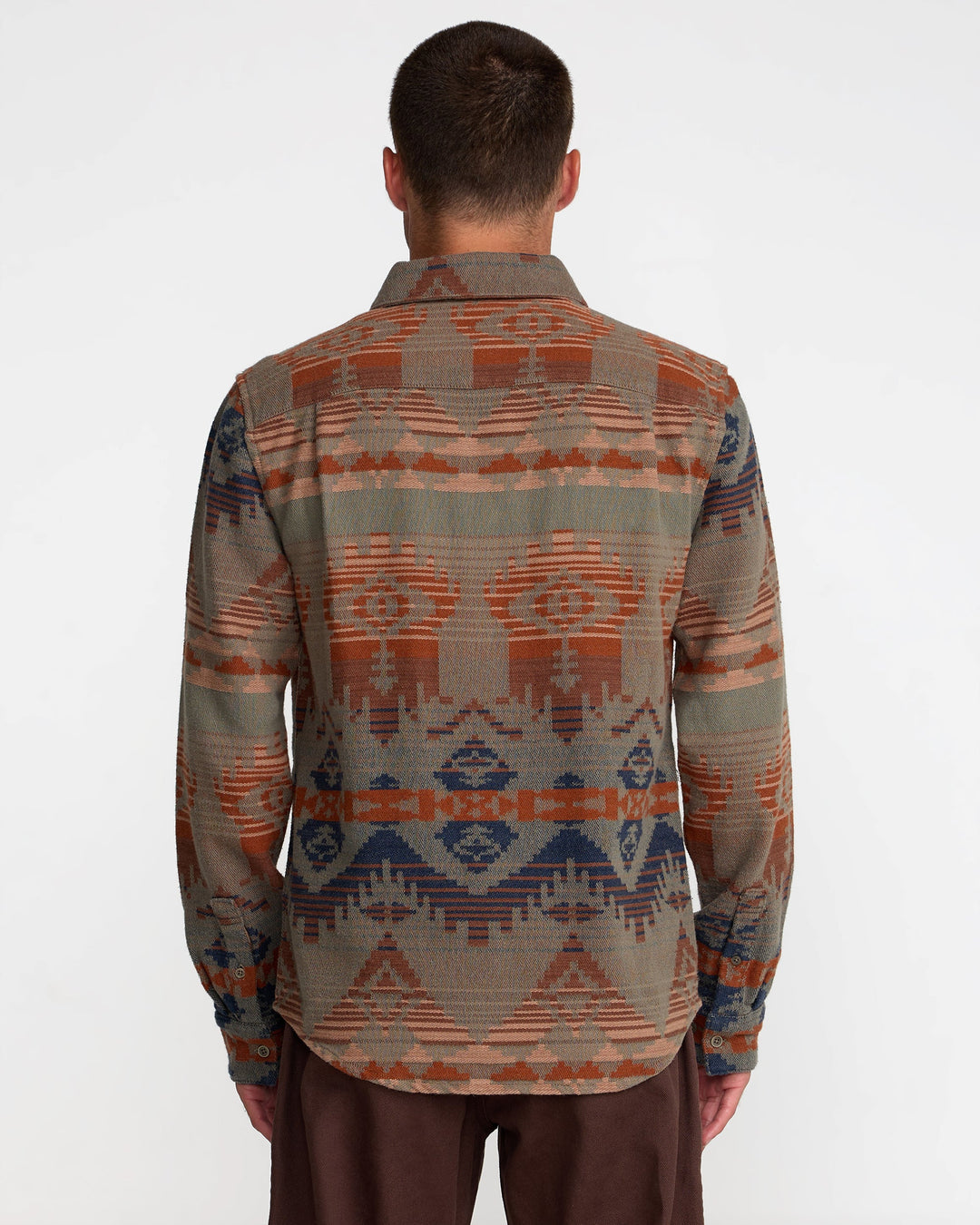 RVCA Dayshift Blanket Flannel Long Sleeve Shirt - Multi - Sun Diego Boardshop