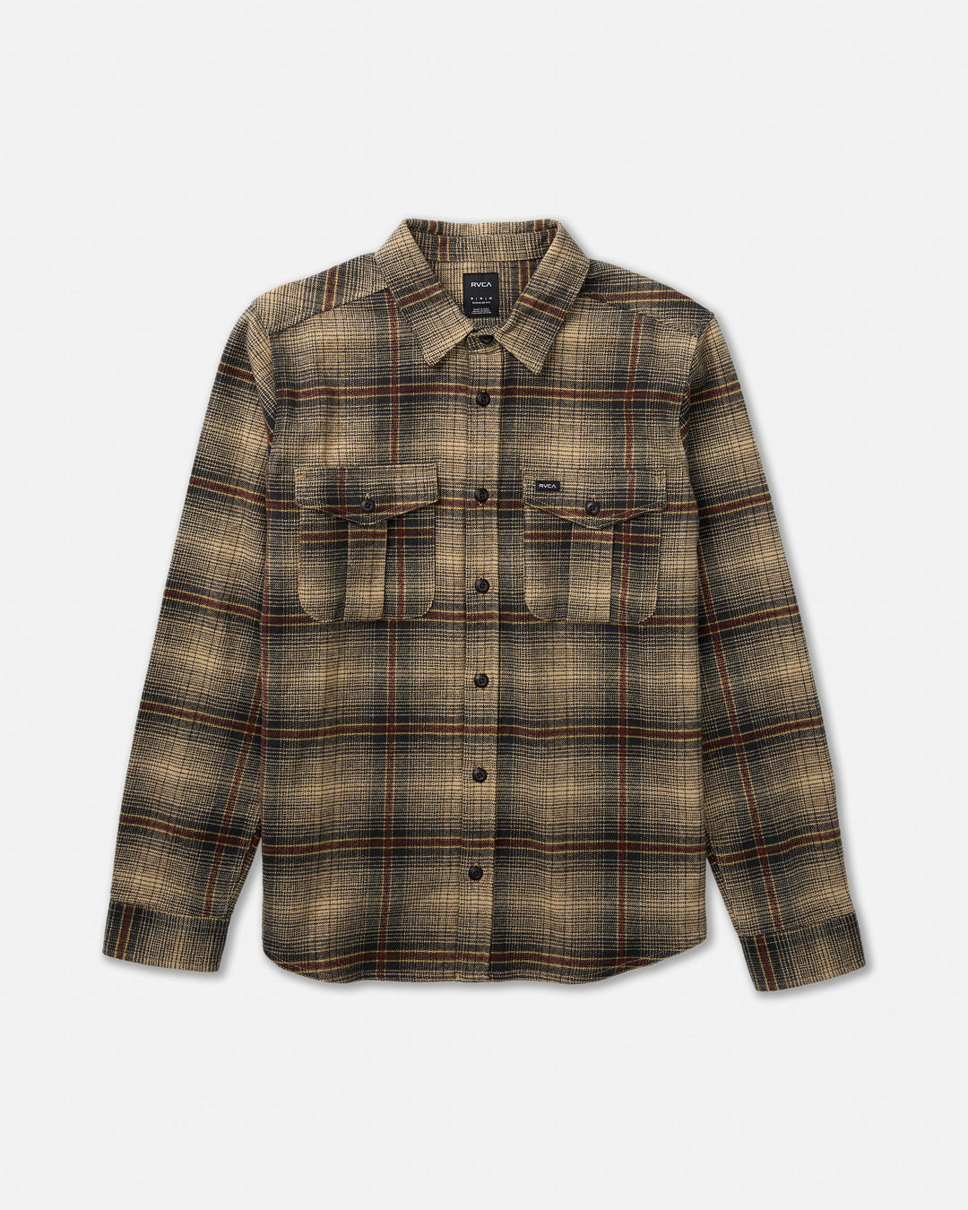 RVCA Hughes Flannel - Pirate Black - Sun Diego Boardshop