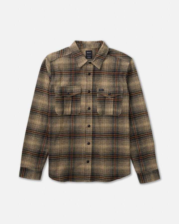 RVCA Hughes Flannel - Pirate Black - Sun Diego Boardshop