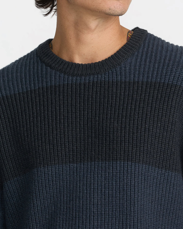 RVCA Men's Fisherman Sweater - Pirate Black - Sun Diego Boardshop