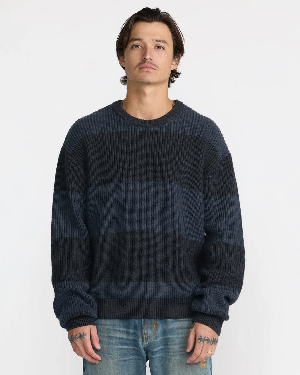 RVCA Men's Fisherman Sweater - Pirate Black - Sun Diego Boardshop