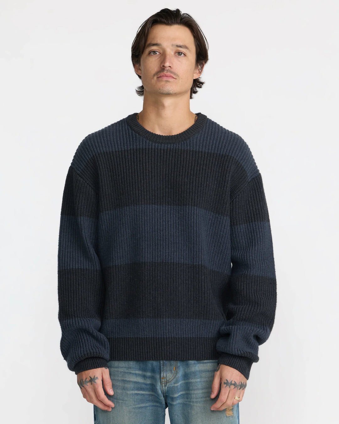 RVCA Men's Fisherman Sweater - Pirate Black - Sun Diego Boardshop