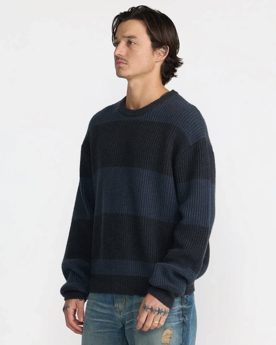 RVCA Men's Fisherman Sweater - Pirate Black - Sun Diego Boardshop