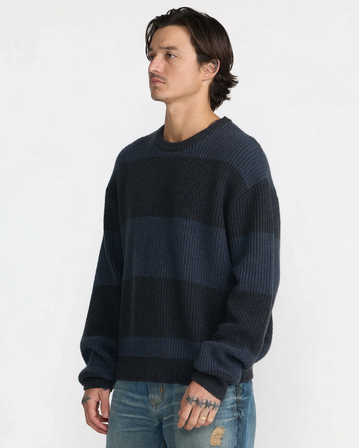 RVCA Men's Fisherman Sweater - Pirate Black - Sun Diego Boardshop