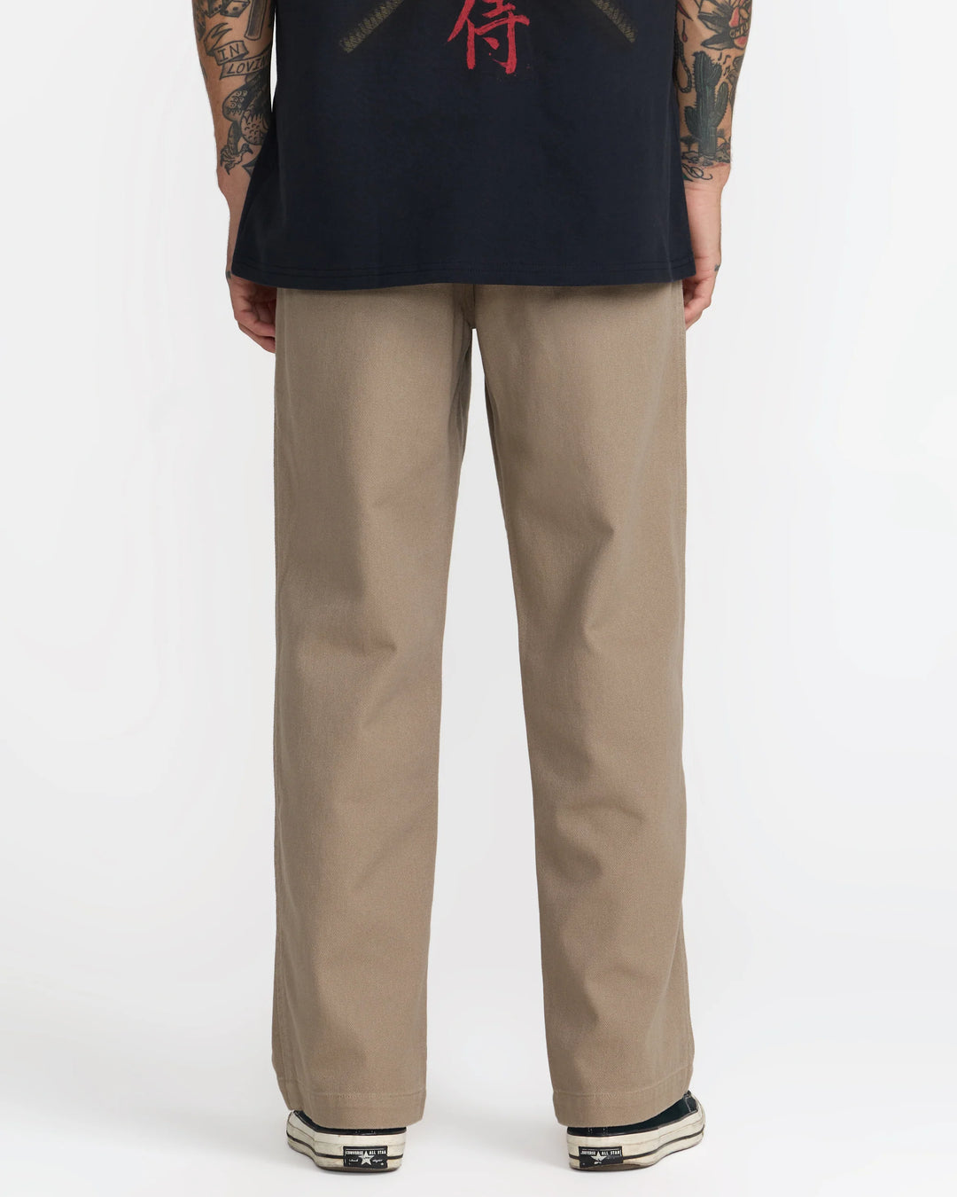 RVCA Men's Big RVCA Loose Fit Chino Pant - Dark Khaki - Sun Diego Boardshop