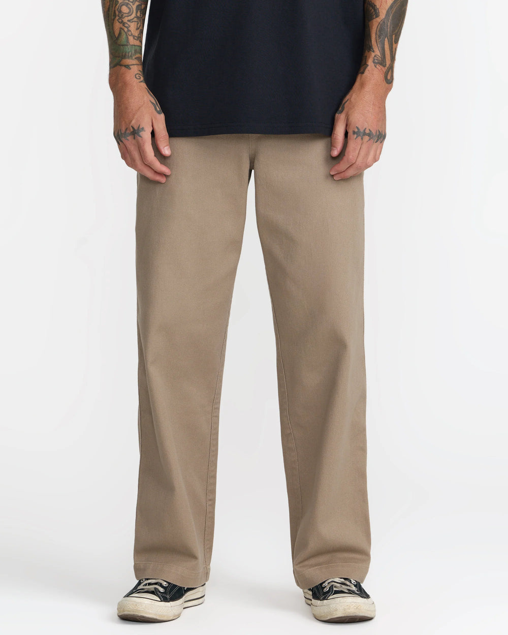 RVCA Men's Big RVCA Loose Fit Chino Pant - Dark Khaki - Sun Diego Boardshop