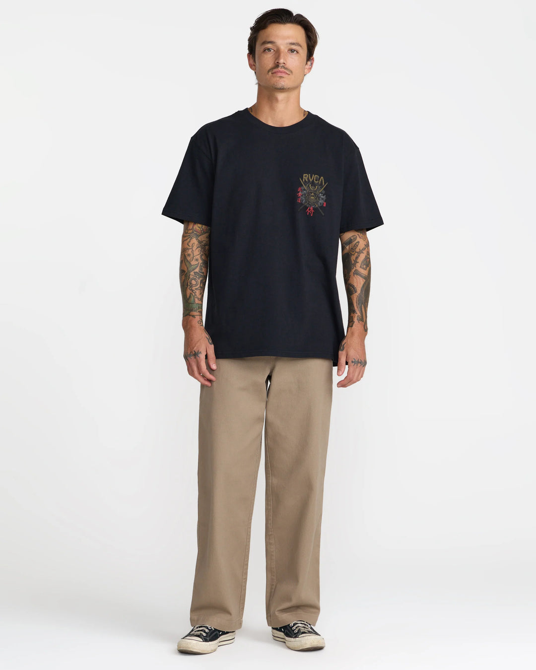 RVCA Men's Big RVCA Loose Fit Chino Pant - Dark Khaki - Sun Diego Boardshop