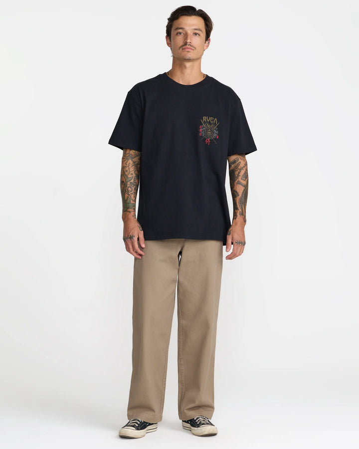 RVCA Men's Big RVCA Loose Fit Chino Pant - Dark Khaki - Sun Diego Boardshop