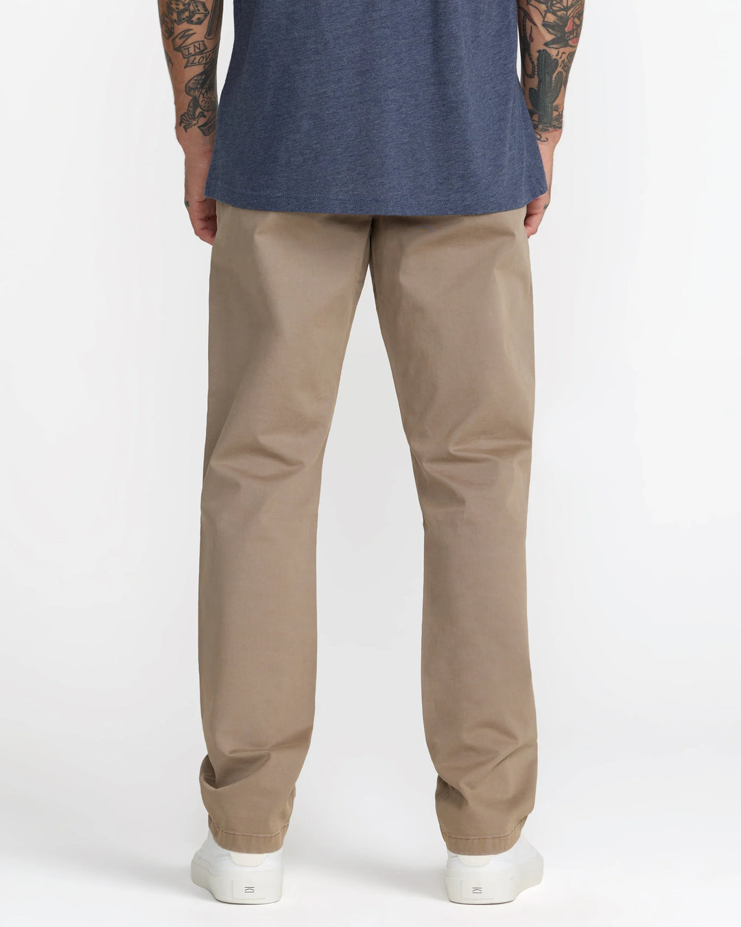 RVCA Men's Weekend Washed Regular Fit Chino Pant - Dark Khaki - Sun Diego Boardshop