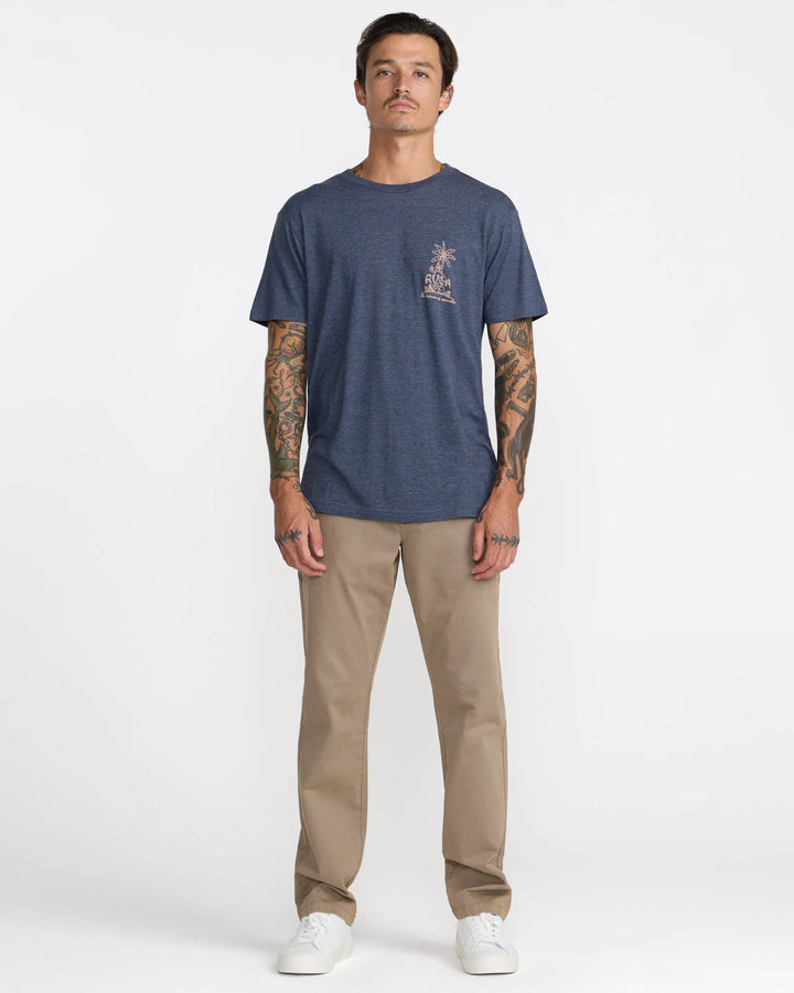 RVCA Men's Weekend Washed Regular Fit Chino Pant - Dark Khaki - Sun Diego Boardshop