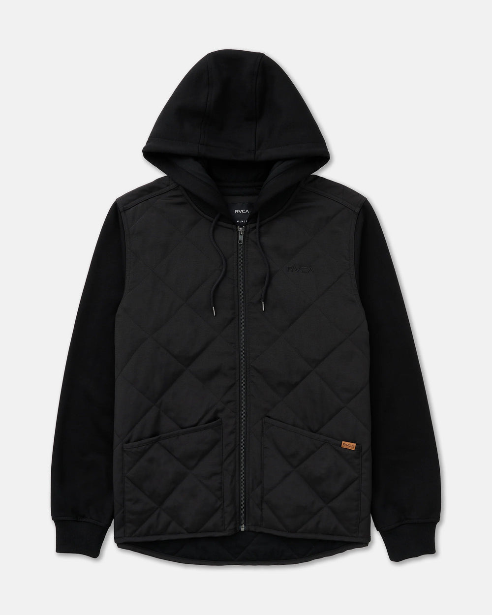 RVCA Men's Warner Hooded Puffer Jacket - RVCA Black - Sun Diego Boardshop