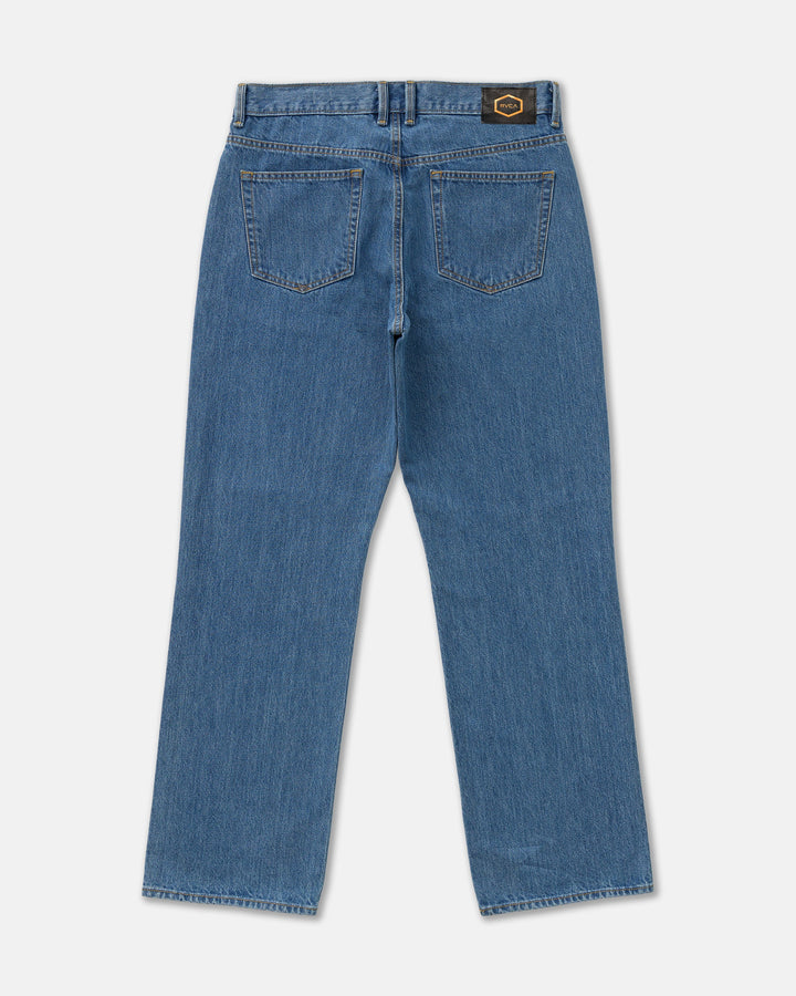 RVCA Men's Americana Dayshift Relaxed Fit Jean - Blue Collar - Sun Diego Boardshop