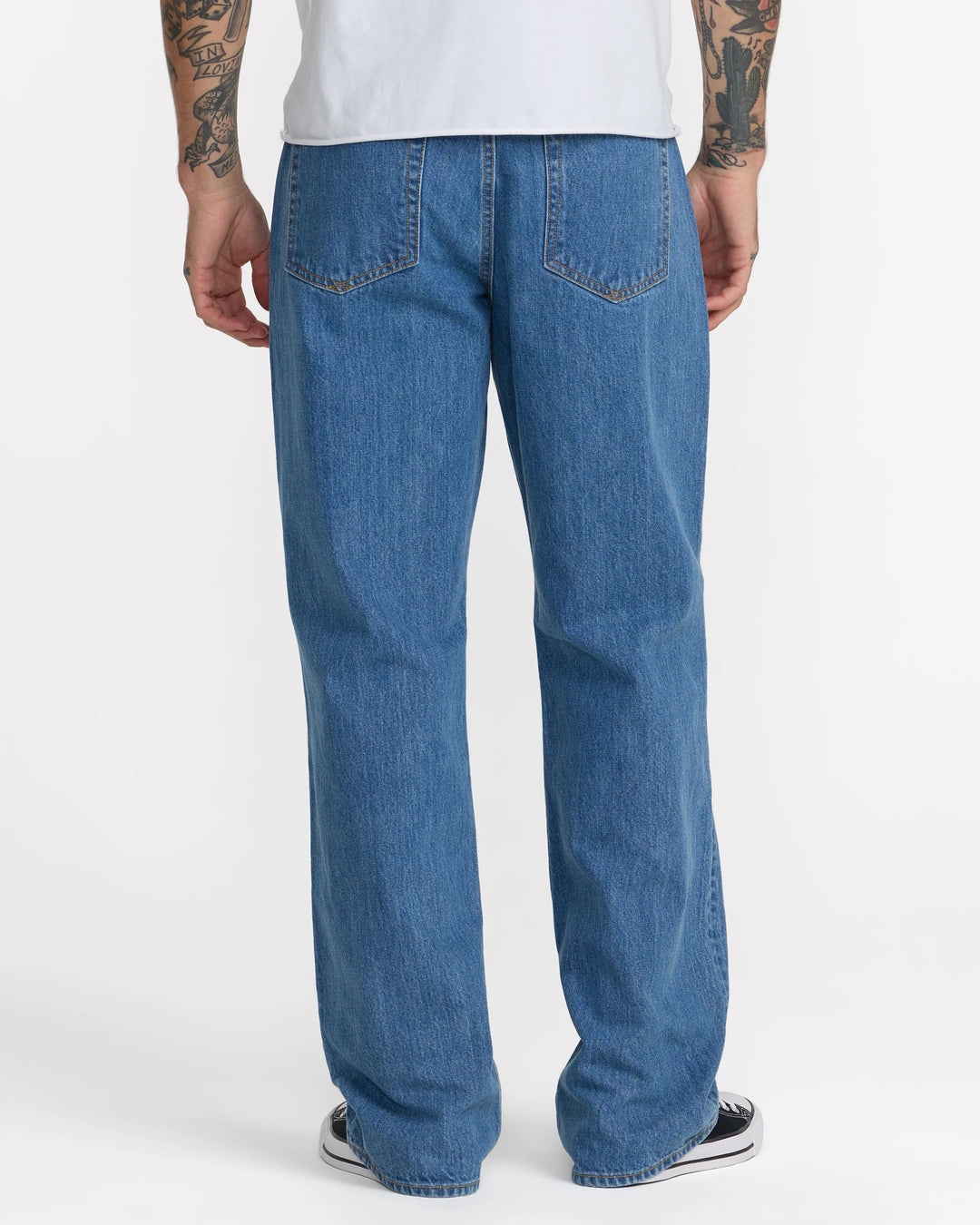 RVCA Men's Americana Dayshift Relaxed Fit Jean - Blue Collar - Sun Diego Boardshop