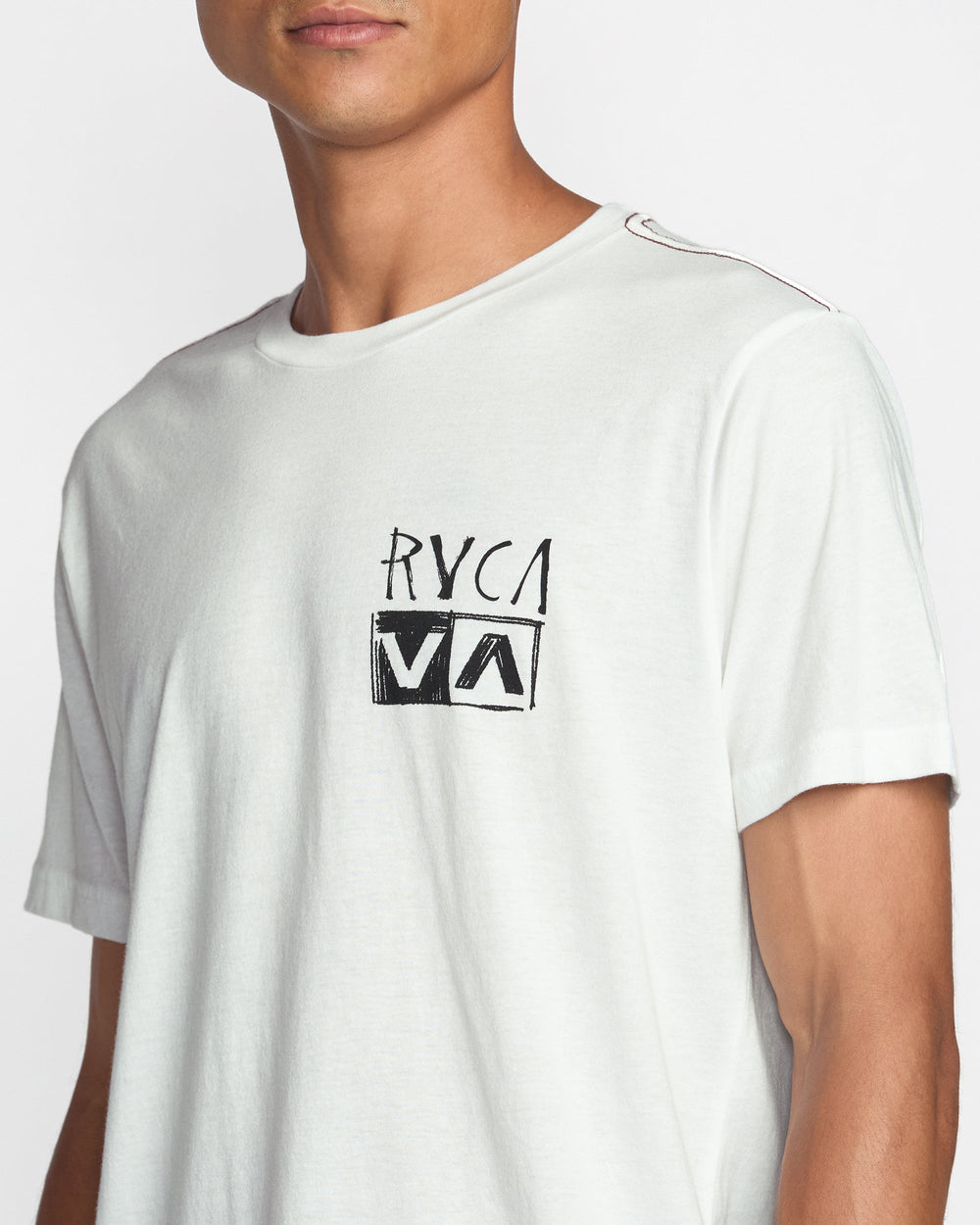 RVCA Horton Panther Short Sleeve Tee - Antique White - Sun Diego Boardshop