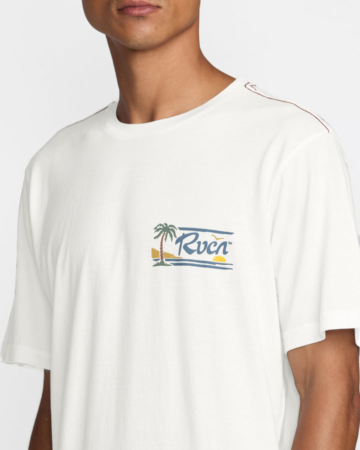 RVCA Exotica Short Sleeve Tee - Antique White - Sun Diego Boardshop