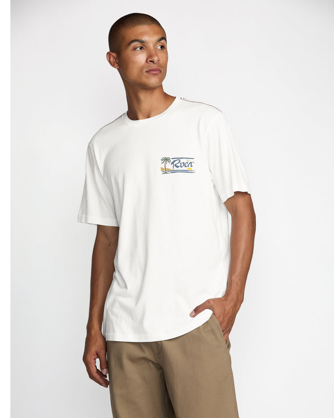RVCA Exotica Short Sleeve Tee - Antique White - Sun Diego Boardshop