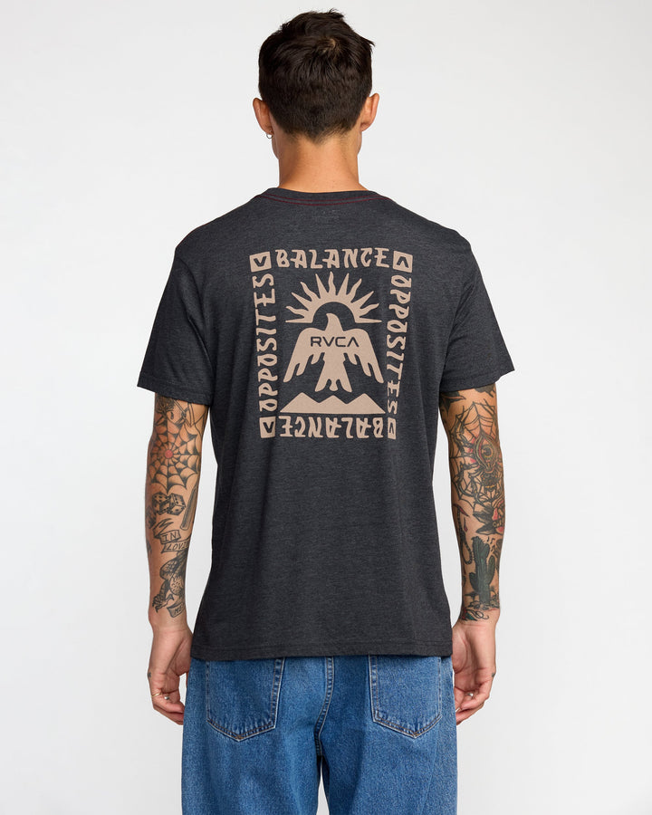 RVCA Las Cruces Short Sleeve Tee - Black - Sun Diego Boardshop