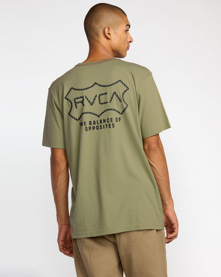 Rvca Genuine Rvca Short Sleeve Tee - Ranger Green - Sun Diego Boardshop