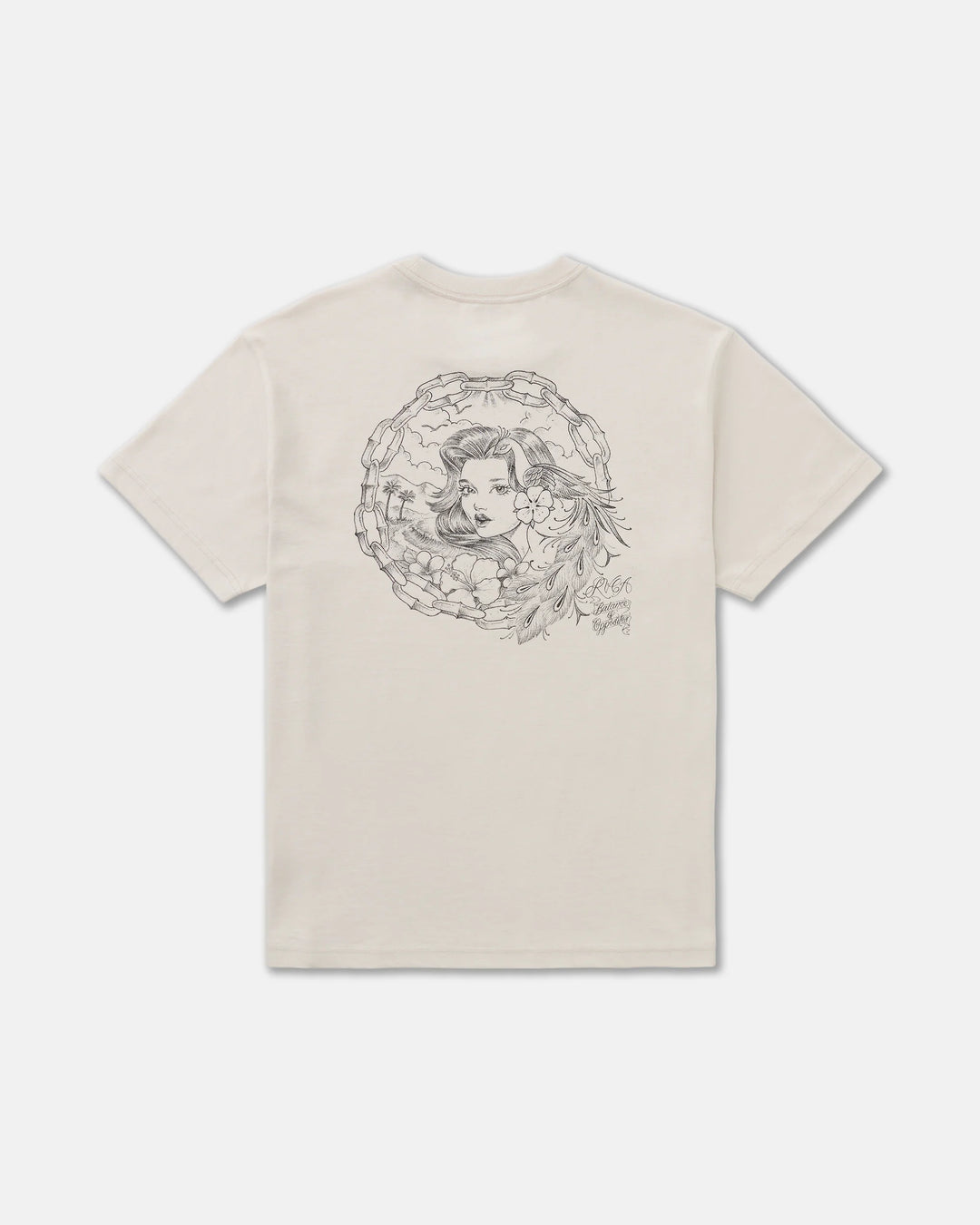 RVCA Men's Paradise Queen Short Sleeve Tee - Ceramic - Sun Diego Boardshop