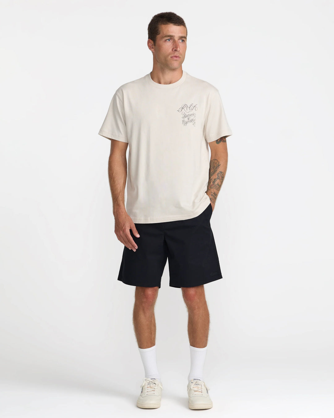 RVCA Men's Paradise Queen Short Sleeve Tee - Ceramic - Sun Diego Boardshop
